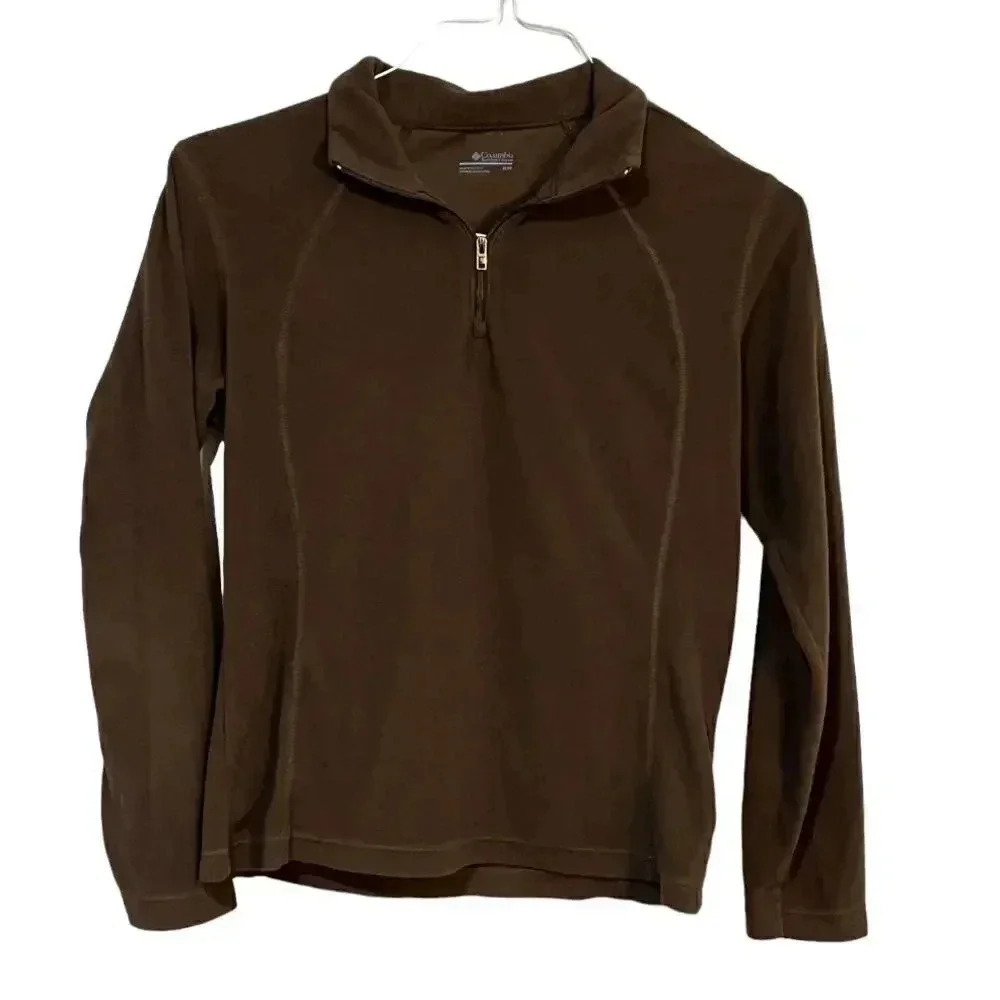 Kids Columbia size M lightweight 1/4 zip fleece EUC